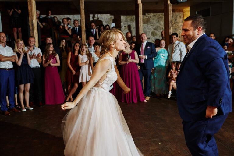 Photo of a San Francisco Bay Area father-daughter dance at her wedding and after private lessons