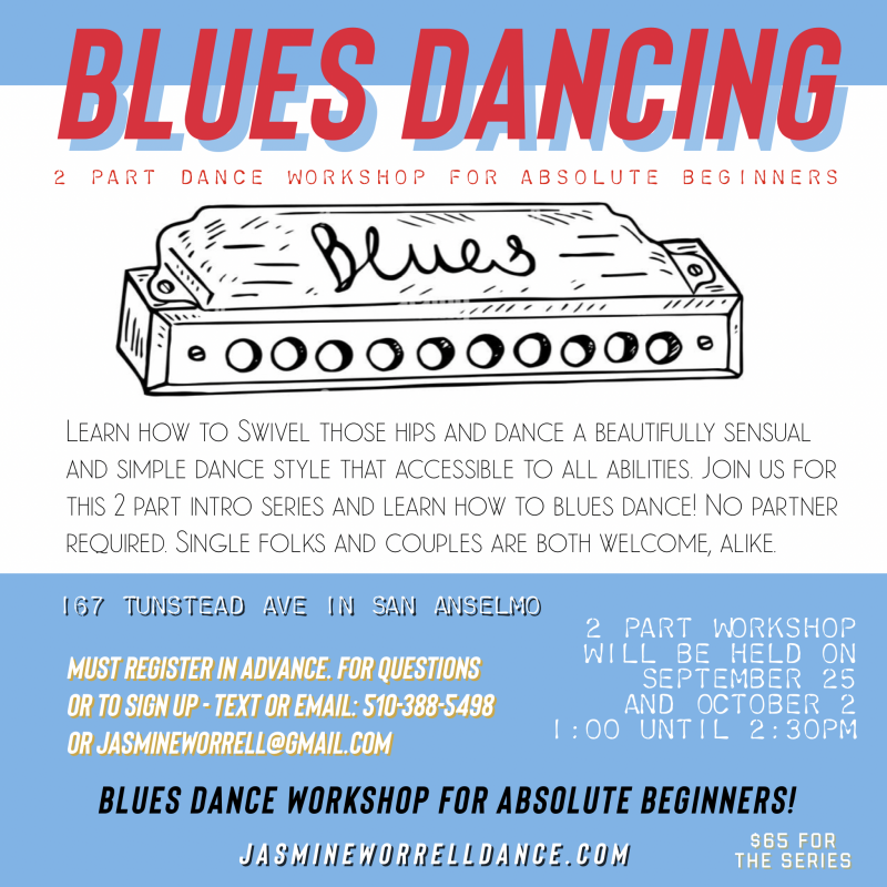 blues dancing flier